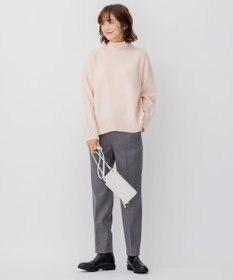 23区 L 【好評につき新色追加/CLASSY.1月号掲載】ウールカシミヤブレンド スタンドネック ニット