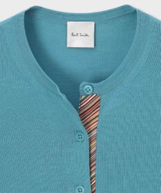 Paul Smith ドレープウール ストライプ カーディガン