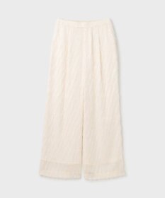 GRACE CONTINENTAL フリンジワンタックパンツ