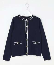 ANY SIS S 【花粉対策】ラインポイント カーディガン