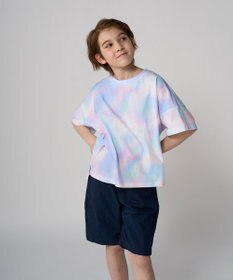 OP／FILA 【RUSTY】ニコちゃん×タイダイ柄半袖Tシャツ