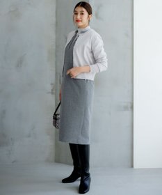 組曲 S 【パール釦付き】 ウールライクジャンパースカート