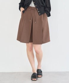 earth music&ecology 【セットアップ対応】ウエストリボンバミューダパンツ