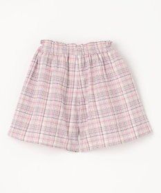 ANY KIDS チェック柄 ショート パンツ