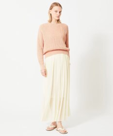 BEIGE， GARDENIA / クルーネックニット