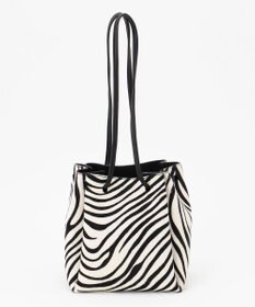 23区 【CLASSY.12月号掲載】カウヘアー ミニ巾着 バッグ