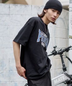 WEGO 【機能T】接触冷感アクセ付きグラフィックT