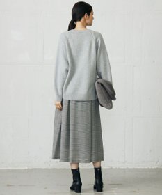 自由区 S 【カタログ掲載】ウールカシミヤブレンドスパンコールラグランスリーブ ニット