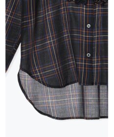 Te chichi チェックフリルブラウス