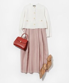 uncrave 【手洗い可】シャイニー シアー コクーンスカート（uncrave STANDARD）