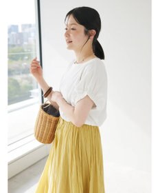 CRAFT STANDARD BOUTIQUE 【ＵＶカット】ギャザースリーブプルオーバー