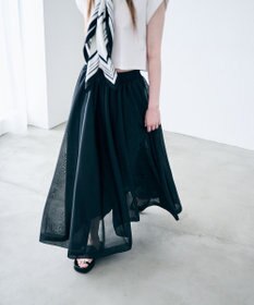 uncrave バルキーシアーニット フレアスカート