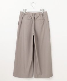 J.PRESS LADIES L 【洗える】ソフトシャンブレー クロップド パンツ