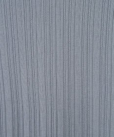 earth music&ecology ランダムチェーンリブハイネックプルオーバー