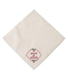 Maison de FLEUR チェリー刺繍タオルハンカチ