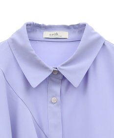 earth music&ecology アシメラッフルシャツ