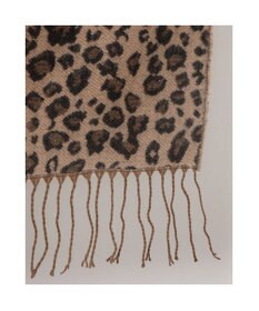 UNBILLION カシュネ cache nez / ヒョウ柄ジャカードストール