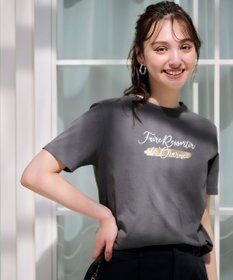 ANY SIS 箔プリントロゴ Tシャツ