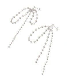 AMERICAN HOLIC ボールチェーンリボンピアス