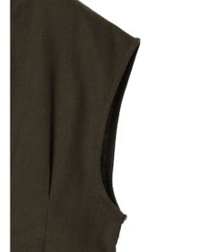 earth music&ecology ＳＥＴ２点ヘリンボーンベスト＋キャミドレ