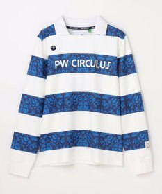 PW CIRCULUS 【吸水速乾 /  UV遮蔽率99.8% UVカット / ストレッチ】【WOMEN】ラガーシャツ ゴルフウェア レディース
