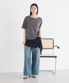 earth music&ecology バックデザインカットプルオーバー