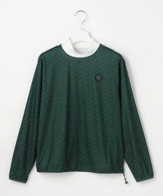 23区GOLF 【WOMEN】エアリージャージストレッチプルオーバー フェイクレイヤード