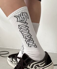 WEGO ロゴデザインソックス（R）