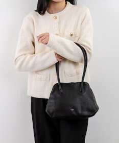 blancle シュリンクレザー 舟形ボストン