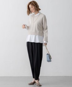 23区 【セットアップ対応/洗える】ライトクロス コクーン パンツ