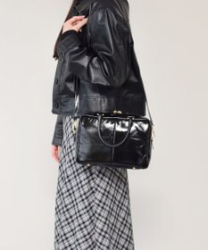 INTER-CHAUSSURES 【CHRISTIAN VILLA】センターシームハンドバッグ