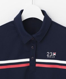 23区GOLF 【WOMEN】【吸水速乾/UVケア】エイトロックカノコ 半そで ポロシャツ