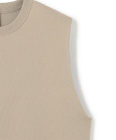 UNFILO フォルムニット クロップドベスト