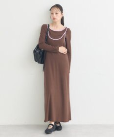 earth music&ecology 【2点SET】レイヤードバイカラーカットワンピース