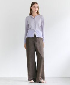 BEIGE， MICA / リネンブレンドイージーワイドパンツ