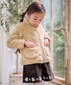 ANY KIDS 【ドッキング可能】ネコボアブルゾン