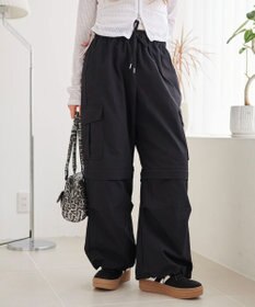 WEGO 【ウエストゴム】2WAYカーゴパンツ