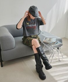 WEGO ヴィンテージウォッシュグラフィックショートT