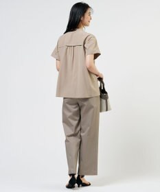 J.PRESS LADIES S ソフトシアークロス フレンチスリーブ ブラウス