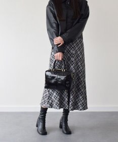 INTER-CHAUSSURES 【CHRISTIAN VILLA】センターシームハンドバッグ