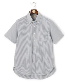 J.PRESS MEN 過酷な夏を乗り切るマストな1着！【 高通気性 / 軽量 / ノンアイロン / 撥水】【BEAT HEAT SYSTEM】半袖シャツ / B.D. ネイビー系1