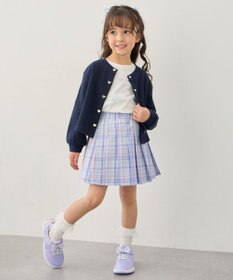 ANY KIDS 【洗濯機可能】スナップボタン カーディガン