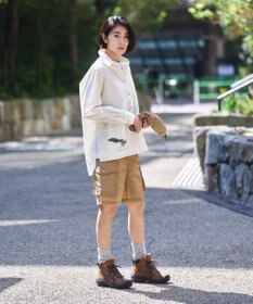 JOSEPH ABBOUD MOUNTAIN 【CREA掲載・ウエストストレッチ・ECO撥水・軽量】アウトドアイージーショーツ