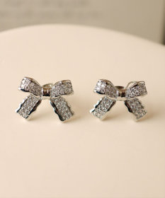 Tiaclasse   【金属アレルギー対応】リボンモチーフピアス