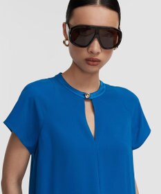JOSEPH クレープ　ブラウス　DONNA