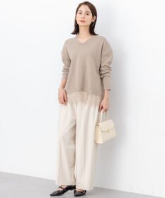 組曲 S レースモチーフニットプルオーバー