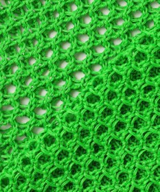 BEIGE， 【洗える】ALOE / コットンメッシュ半袖クルーネックニット