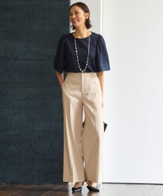 自由区 【WEB限定・洗える・XSサイズあり】シャドウサッカー カットソー