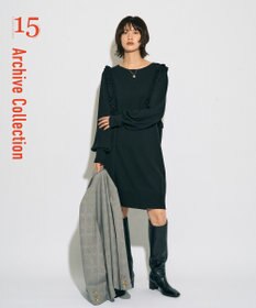 YECCA VECCA 【archive】ラッフルニットワンピース