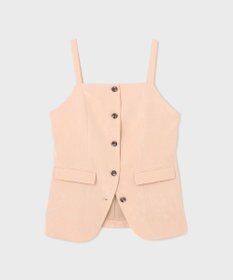 GRACE CONTINENTAL クラッシュサテンキャミトップ